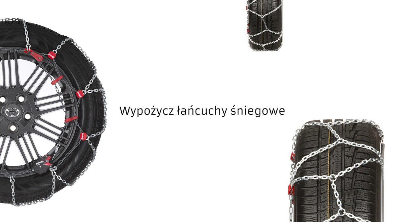 Wypożycz łańcuchy śniegowe